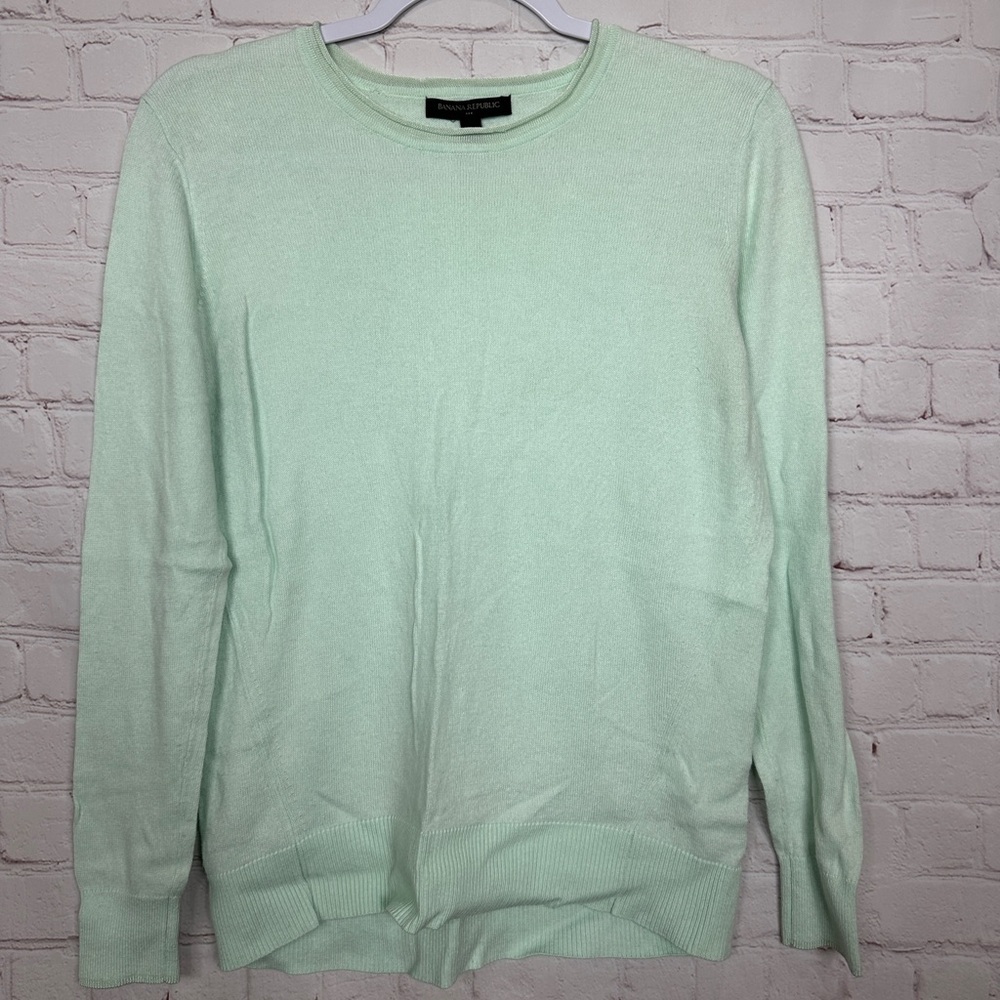 BANANA REPUBLIC Womens lightweight Jumper Sweater cashmere wool lyocell sz‎ S